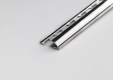 Avslutningsprofil Alu Blank 8 mm x 1 m